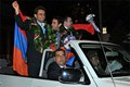 استقبال کم نظیر ارمنی ها از تیم ملی شطرنج کشورشان پس از قهرمانی در المپیاد